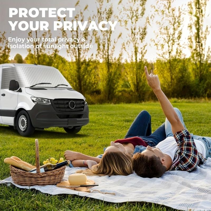Quick Install RVs Windshield Cover Fits Models 1997 Through 2025 Provide Privacy And Temperature Control