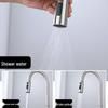 Wall-Mounted Brushed Stainless Steel Hot & Cold Sink Faucet Sink Faucet  Bathroom Faucet  Kitchen Faucet