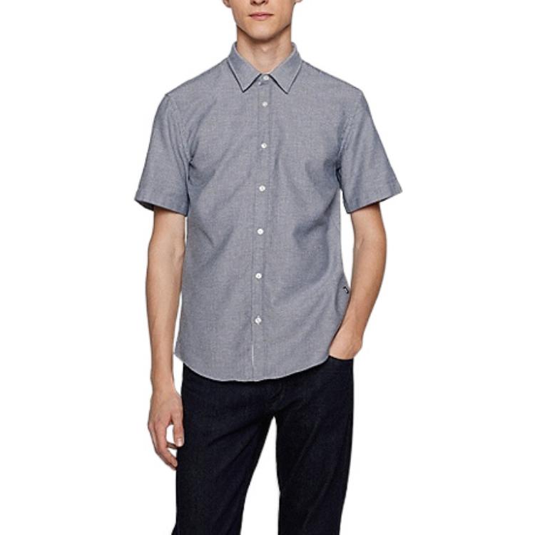 HUGO BOSS Shirt Men's Dark Blue 50473534-404