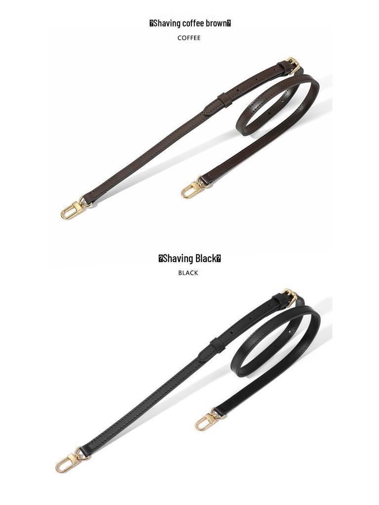 Ma Huang Shi MHS-C-63 Presbyopic Crossbody Bag Strap: Vegetable Tanned Leather Shoulder Replacement and Modification Accessory