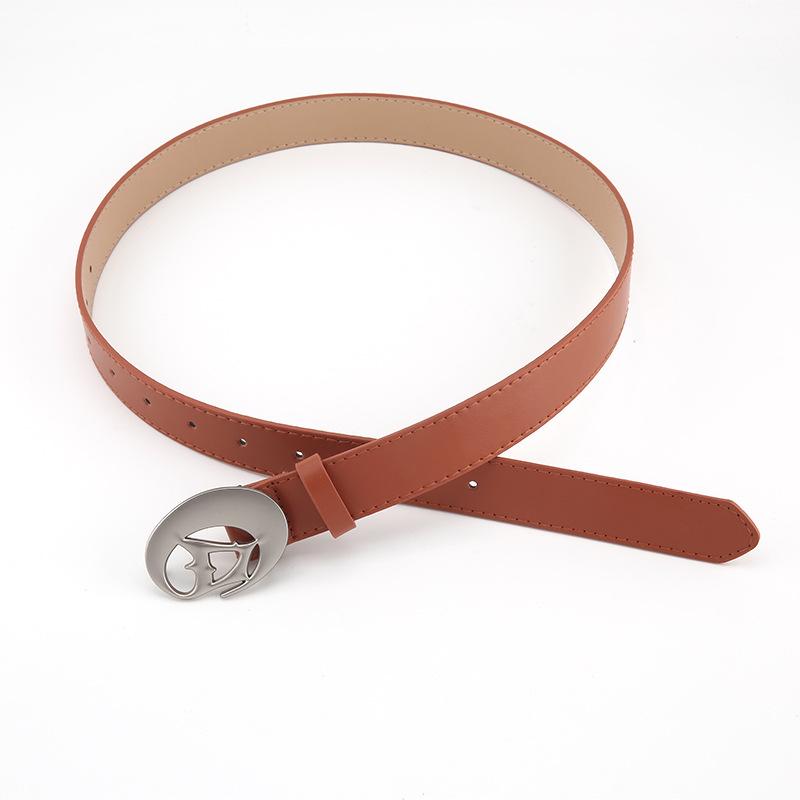 

Letter And Moon D Smooth Buckle Waistband Simple Decoration For Womens Clothing хаки