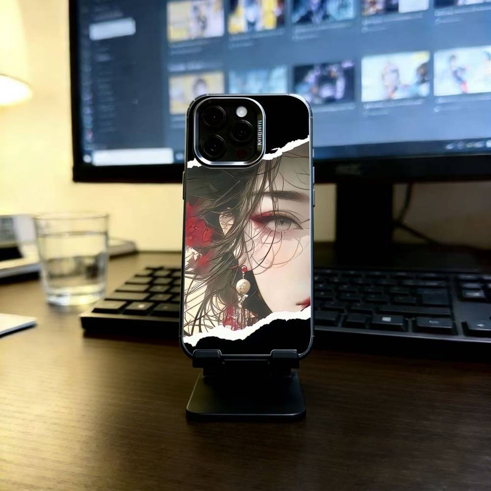 Chinese Danmei Anime MO DAO ZU SHI Phone Case For iPhone 17,16,15,14,13,12,11 Plus,Pro Max,XS,Colored Silver Plated Inside Cover