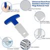 Wydajne narzędzie do usuwania dysz basenowych z ergonomicznym gumowym uchwytem do kwadratowych korków spustowych w basenach naziemnych