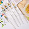 5Pairs Ceramic Chopsticks Cute Creative Reusable Chinese Style Non-Slip Chopsticks Household Tableware Kitchen Tools 2025 New