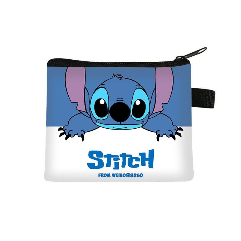New Stitch Stitch Animation Peripheral Children'S Change Bag Portable Card Bag Coin Key Storage Bag
