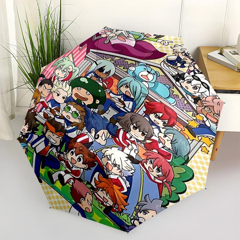 

1pc Detective Conan Automatic Opening/Closing Umbrella with 3-Fold Design, Perfect for Fans, Travelers, Daily Use, and Gifts!C067