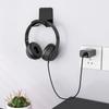 Wall Mount Headphone Stand Plastic Earphone Display Stand Universal Headset Rack Holder