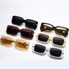 Fashion Small Square Frame Retro Sunglasses Ladies Male Glasses Luxury Glasses Non Polarized Glasses