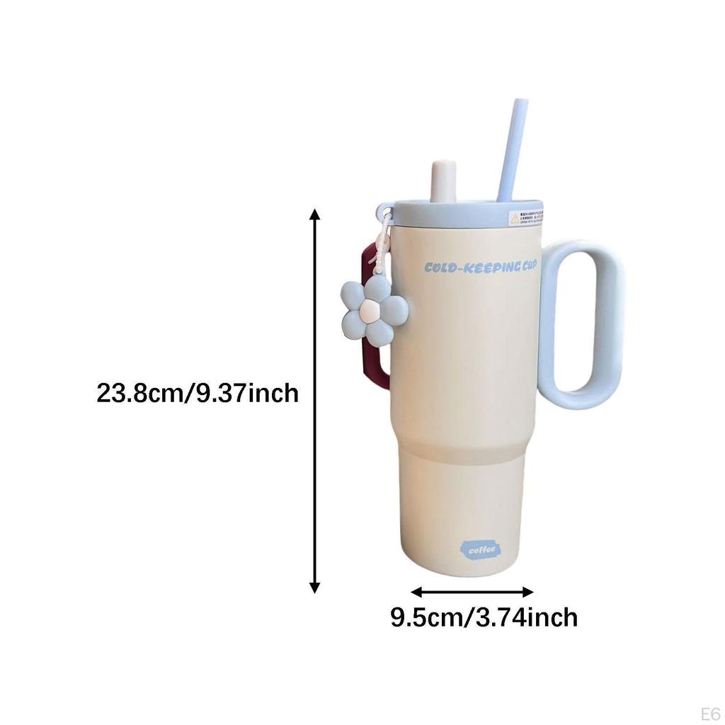 750ml Reusable Stainless Steel Thermal Tumbler, Ideal for Travel, Outdoor Activities, Parties, Dates