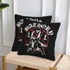 Bathory Logo 2 Pcs Square Pillowcase Pillow Cover Cushion Decor Comfort Throw Pillow For Home Car