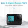 TELESIN 3 Stück gehärtetes Glas Displayschutzfolie Schutzfolie Ersatz für GoPro Hero 9