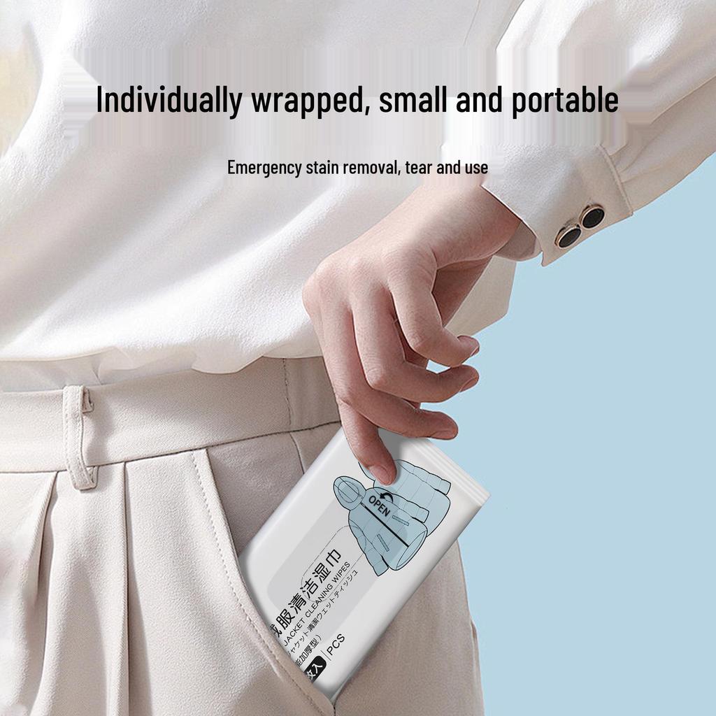 Disposable Water-Free Down Jacket Cleaning Wipes