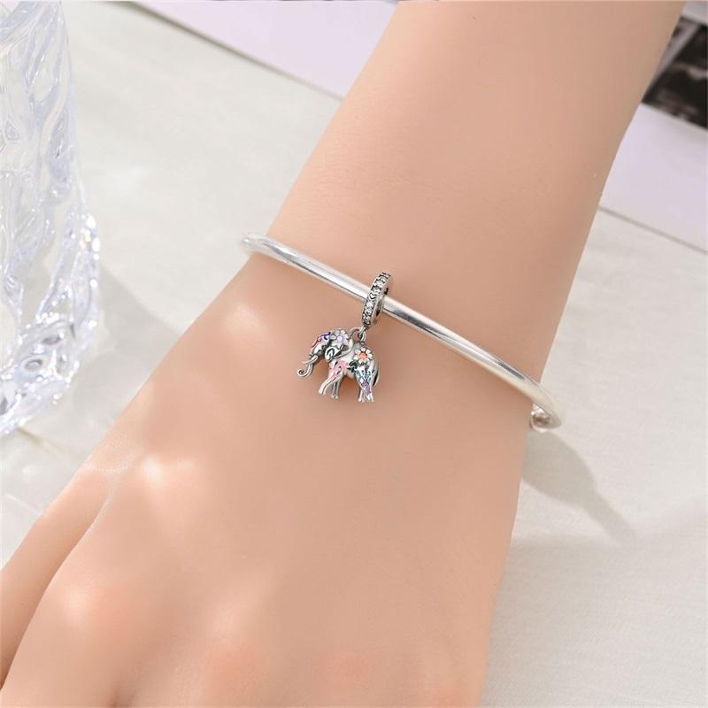 New Copper Elephant Collection Exquisite Design Charm Bead Charms Bead Charms Compatible With Authentic Bracelets Do It Yourself Jewellery Gift