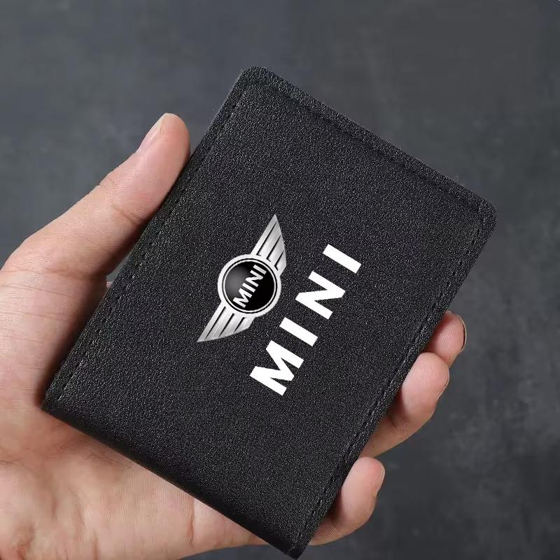 Car Driver License Wallet ID Credit Card Holder Accessories For MINI WORKS One Cooper JCW Countryman Clubman Cabrio Paceman F60 Gzpxv22