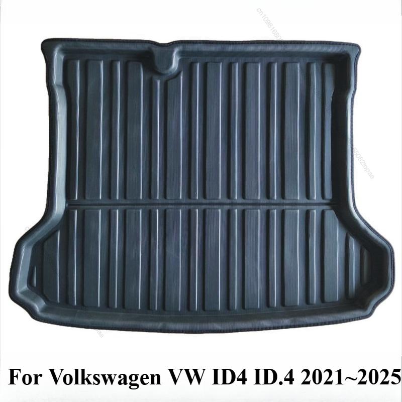 Car Trunk Mats EVA Material For Volkswagen VW ID4 ID.4 2025 2024    Car Trunk Mats Trunk Rear Pad Accessories