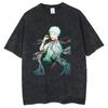 The Summer Hikaru Died Clothing Cotton Anime Manga Tee Crew Neck Summer Clothes T-shirts Anime Vintage Unisex T-Shirt Men