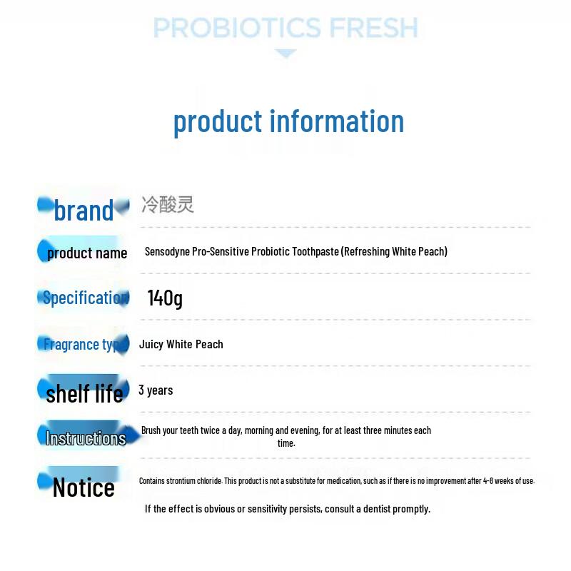 Lengsuanling Probiotic Anti-Sensitive Toothpaste