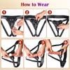 Dildo Harness Adults Sex Toys for Women Men BDSM Wearable Leather Pants Men Pegging Dildo Adjustable Belt Multiple Sizes Rings