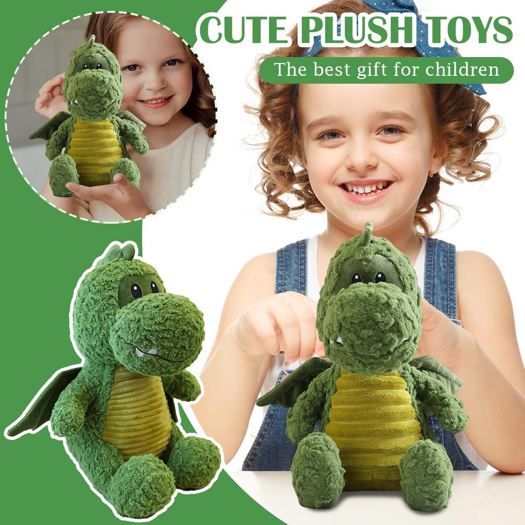 Soft Dragon Stuffed Animal Dragon Plush Toy Dragon Plush Toy Pillow Dragon Hug Dragon Christmas, Valentine's Day Gift For Kids And Lovers (14 Inch)