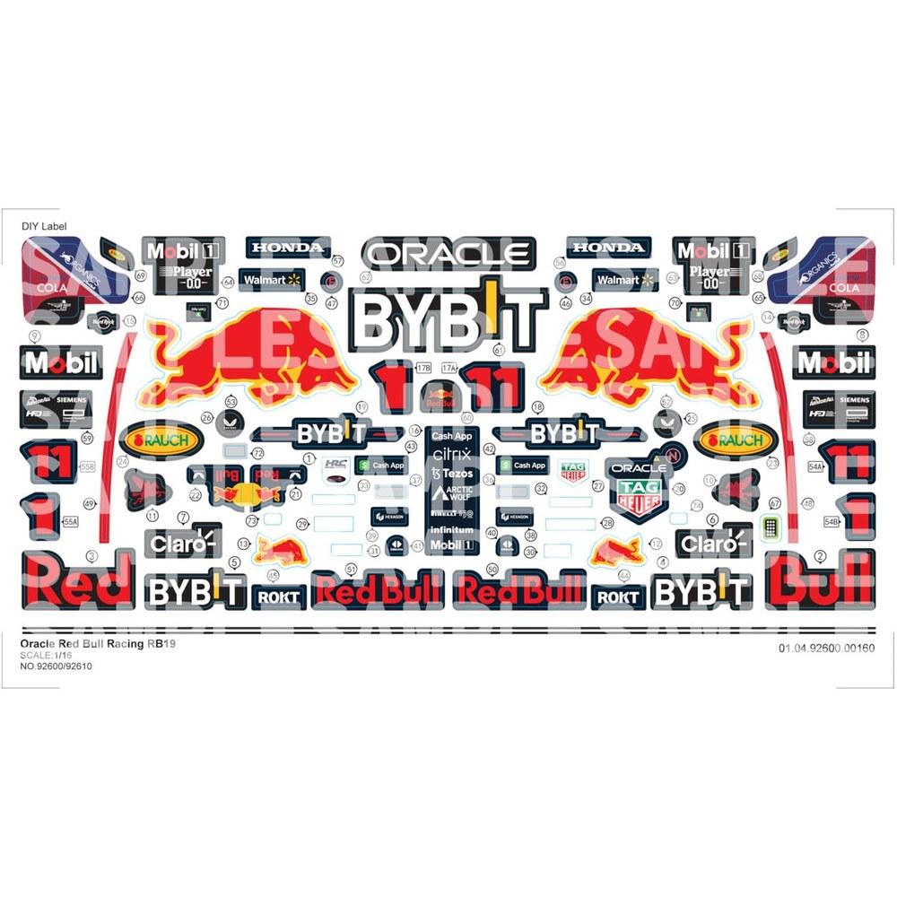 Doyusha Red Bull F1 RB19 Laser 1/16 Plastic Model Kit R C Car