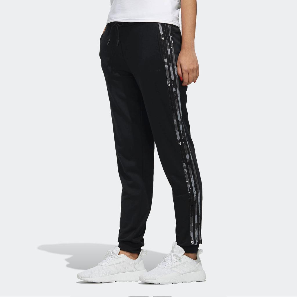 Adidas Neo Retro Casual Running Tapered Sweatpants Women Pants Black DZ7617