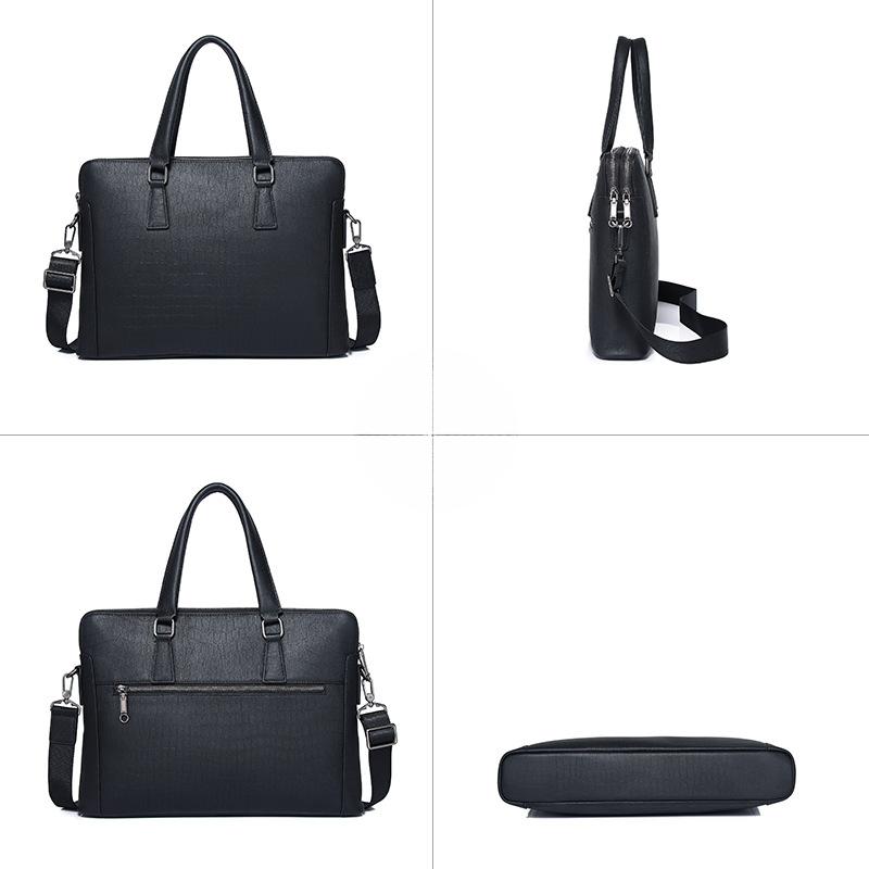 Modische Herrenhandtasche Rindsleder High-End Herren Aktentasche