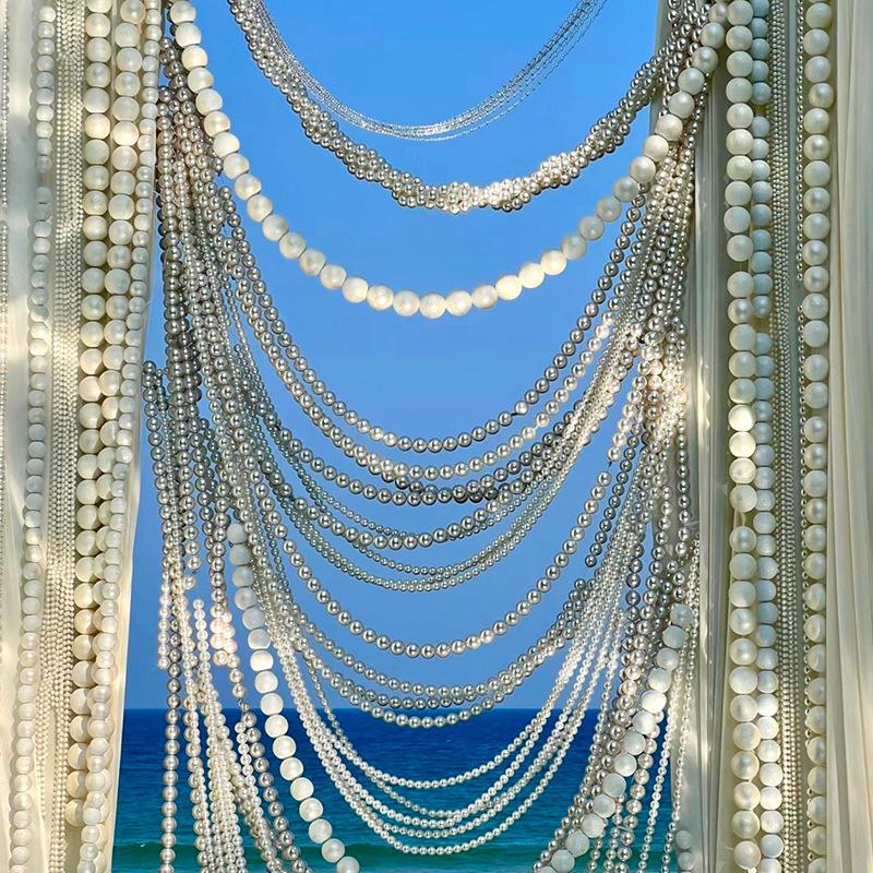 Giant Pearl String Wedding Ornament for Display & Décor