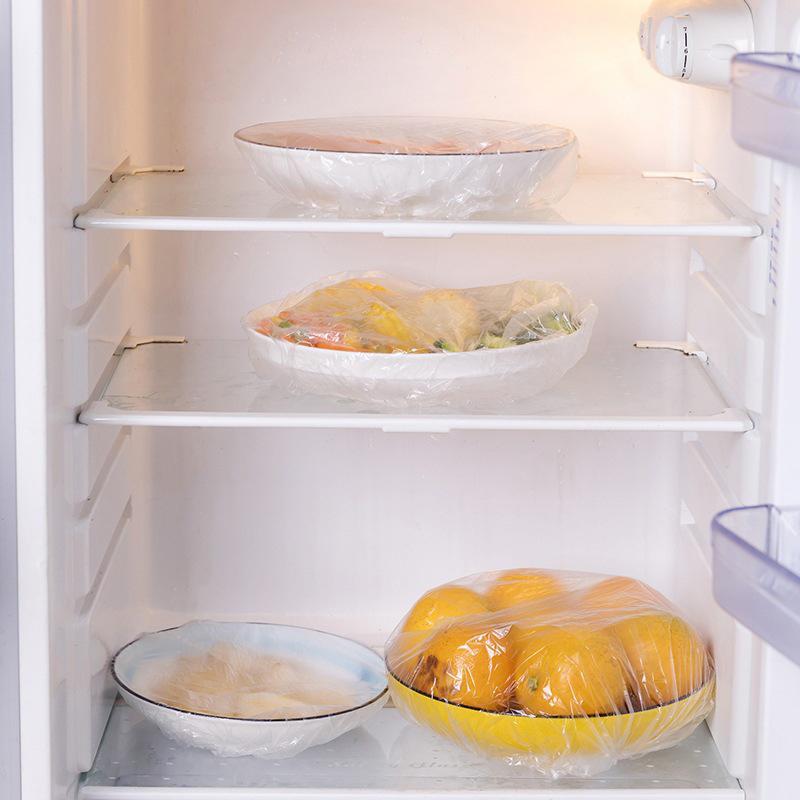 Reusable Disposable Food Cover Plastic Wrap Durable Elastic Food Lids For Bowls Elastic Plate Covers For Kitchen Food Saver Bag