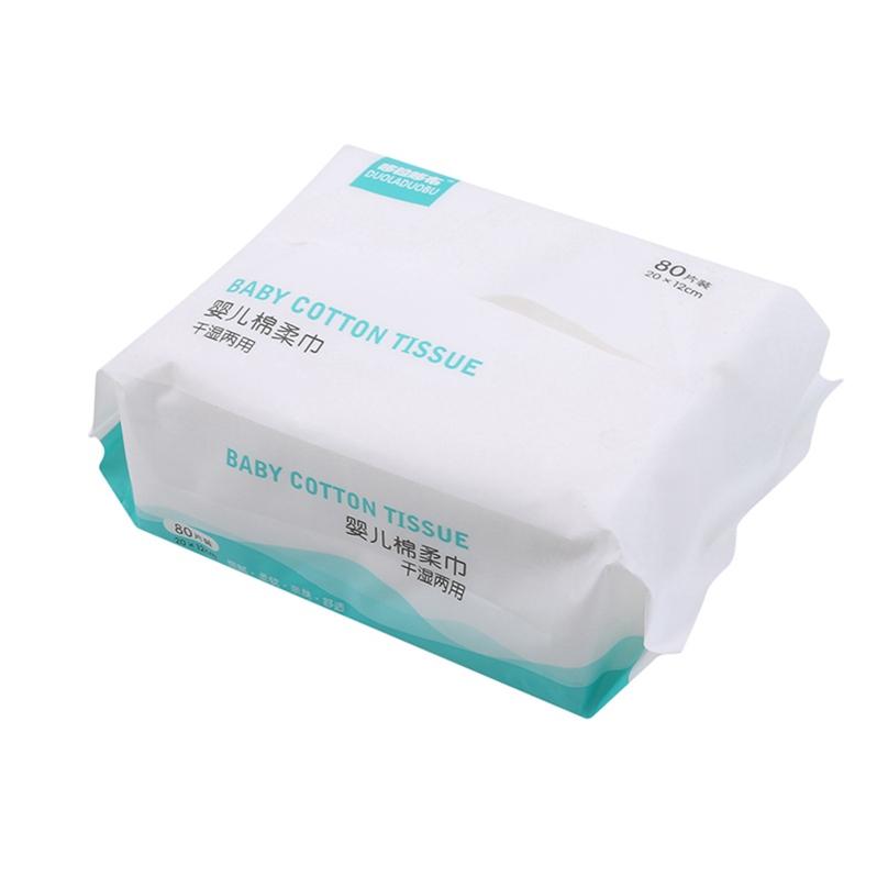Durable Practical Baby Soft Cotton Tissue Wash Face Towel