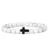 JYL TS Bracelet Cross  Essential Oil Compatible Spiritual Enhances Faith & Calm