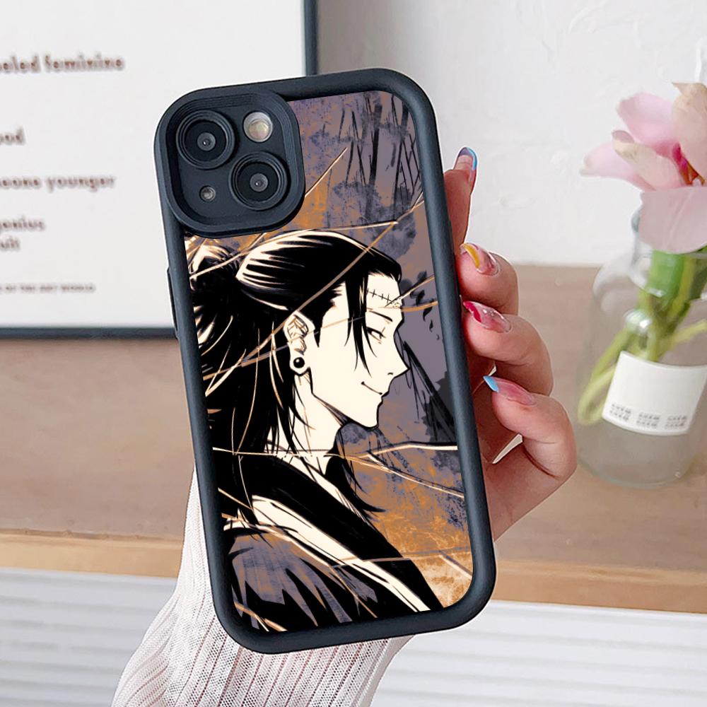Jujutsu Kaisen Geto Suguru Phone Case for iPhone 17 16 15 14 13 12 11 Air Pro Max Plus Thicken TPU Colorful Cover Luxury Cover