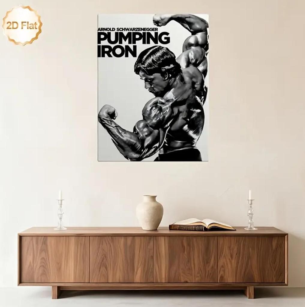 Motivierendes Bodybuilding Fitnessstudio Poster - Fitness Wandkunst