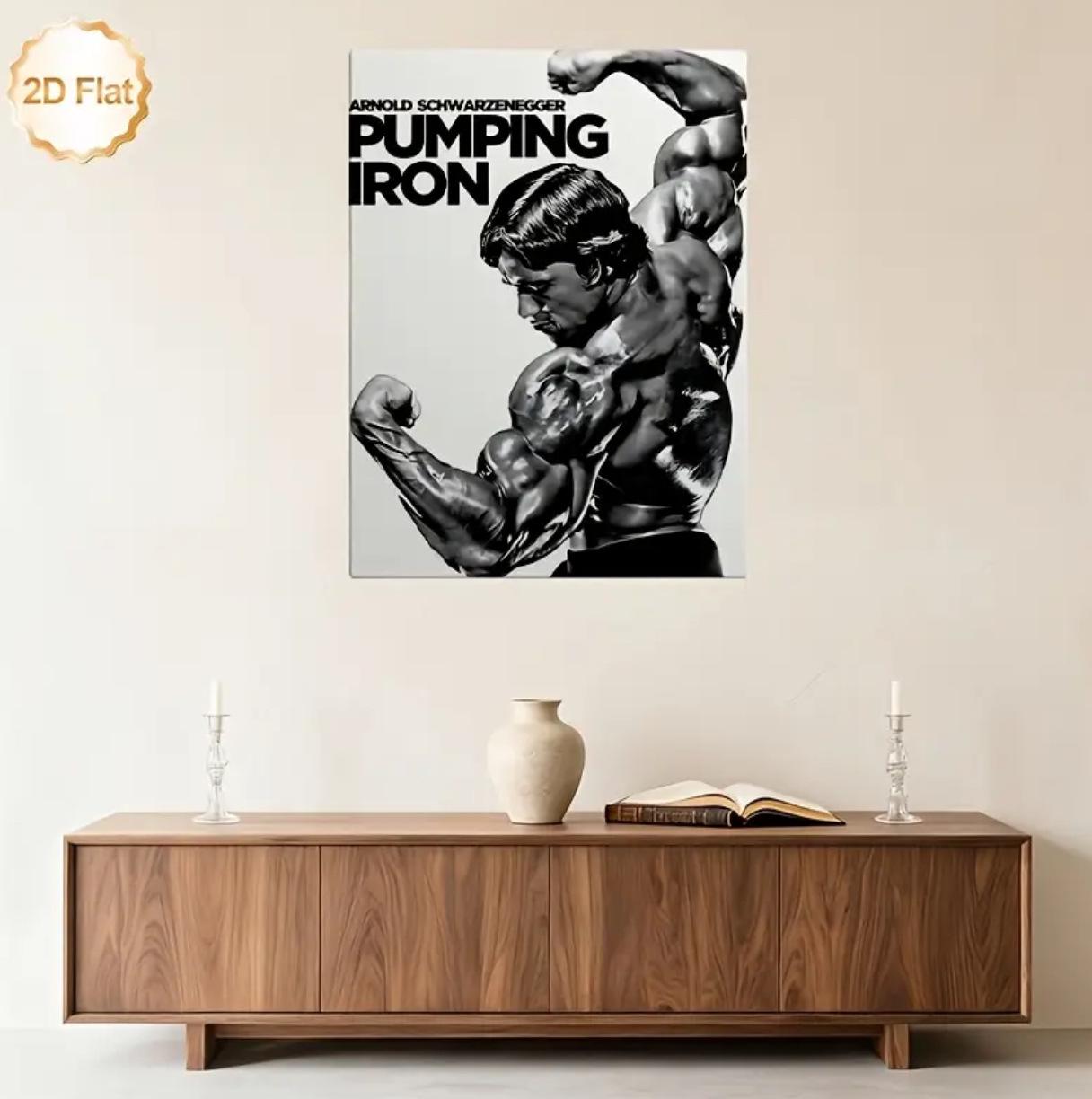 Motivational Bodybuilding Gym Poster - Fitness Wall Art 10x15