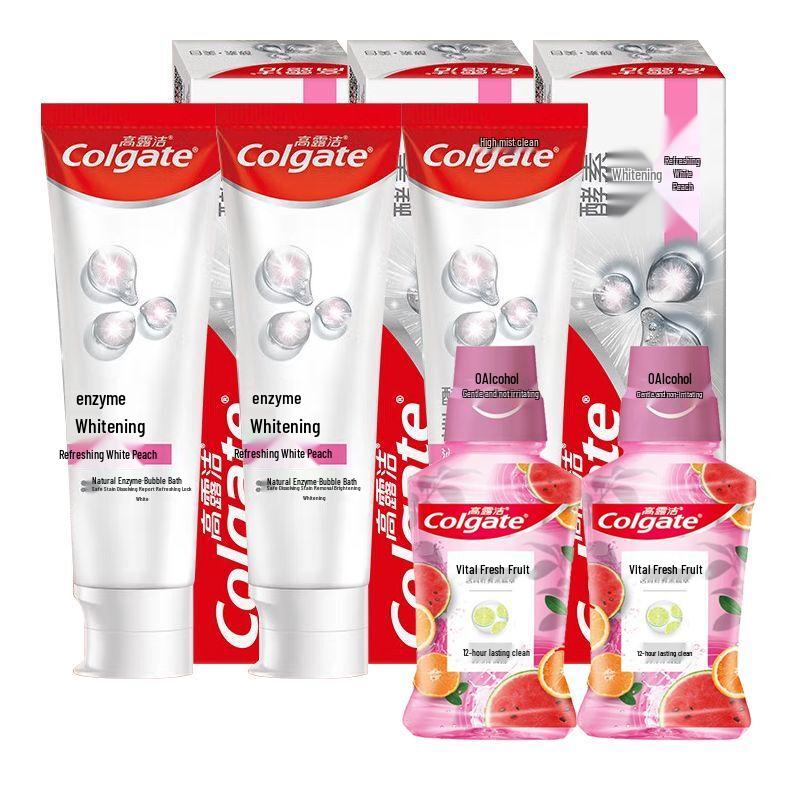 

Colgate Whitening Toothpaste & Mouthwash Oral Care Set