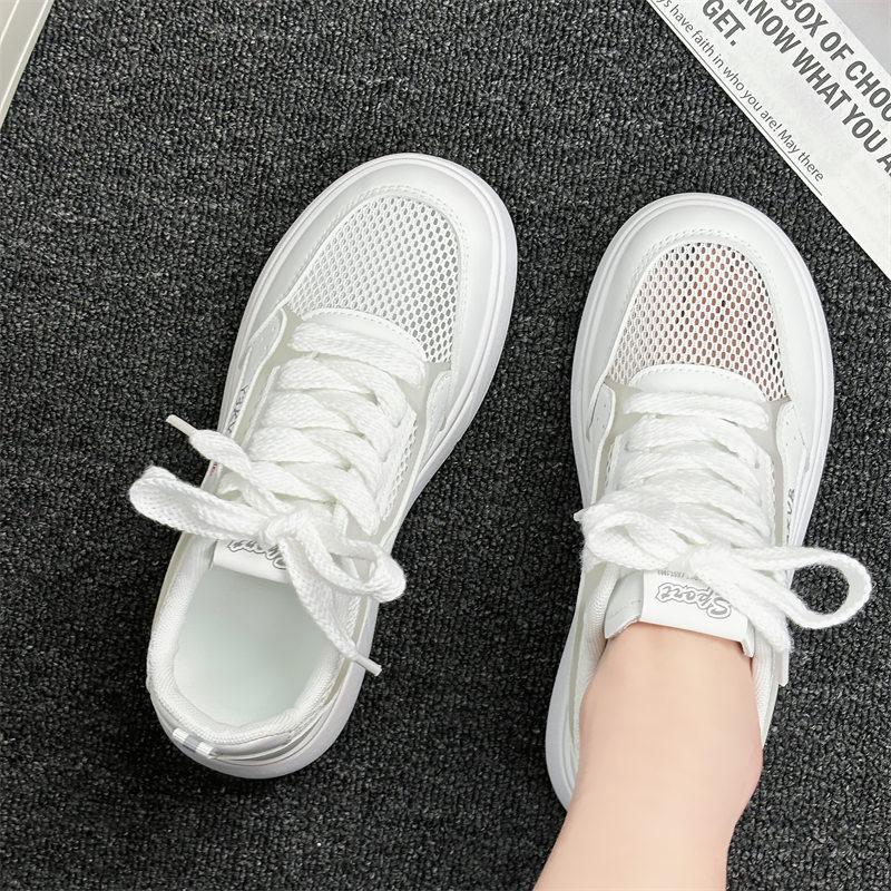 Platform women's summer new student versatile sports shoes lightweight mesh breathable casual board shoes