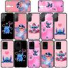 Phone Case for iPhone 17 16 15 Plus XR 16E Huawei P30 P20 Lite Redmi Note 14 12 11 13 Pro Max OPPO A60 A80 A40 A18 A38 Blue Lilo Cartoon Stitch Cover
