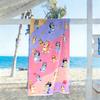 Bluey Beach Towel Quick-Dry Soft Microfiber Comfortable Lightweight