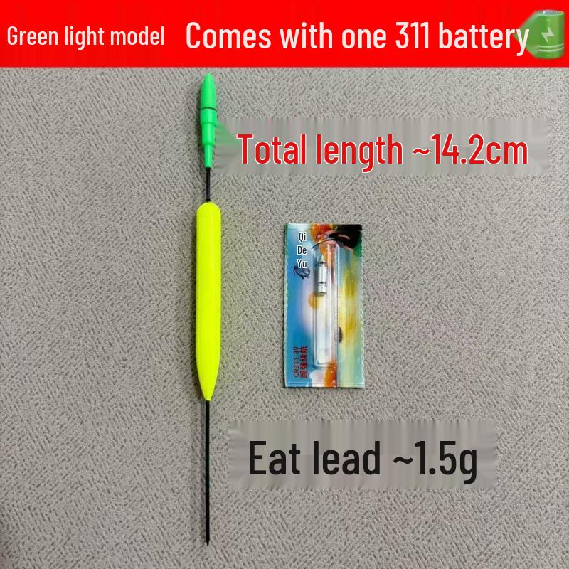 Color-Changing Electronic Fishing Float for Day and Night, Shallow Water, Crucian Carp, and Carp Fishing