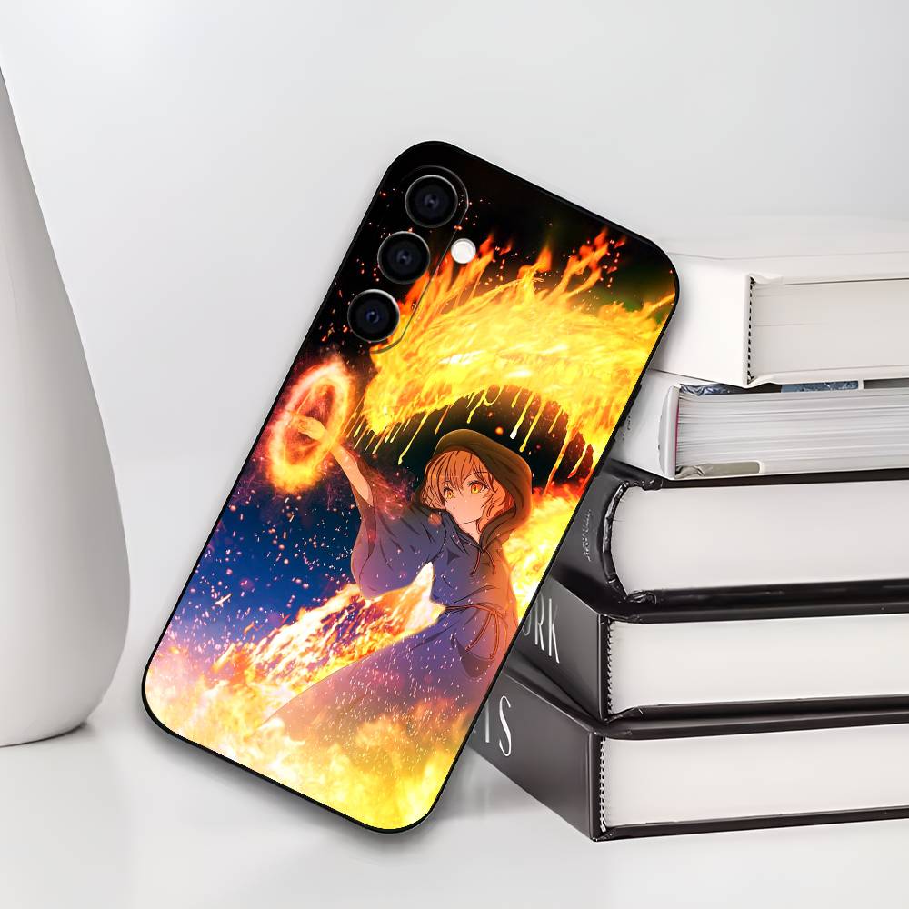 S-Silent Anime W-Witch Phone Case Silicone Soft For Samsung Galaxy A73,A72,A71,A70,A53,A52,A51