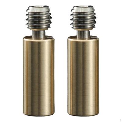 2 Pieces 3D Printer Heat End Throat Tube Break Spare Parts Replaces High Temperature