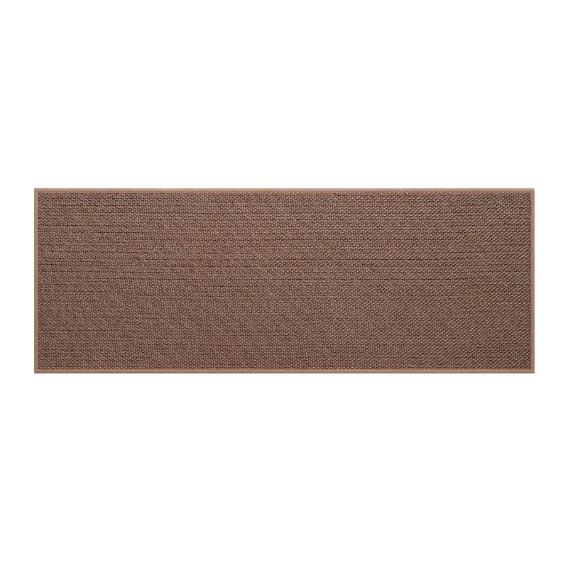 Anti-Slip Kitchen Runner Rug | Oil-Proof Mat | Heavy-Duty 1200D Woven Carpet | Modern Linear Design Floor Pad for Sink/Entryway