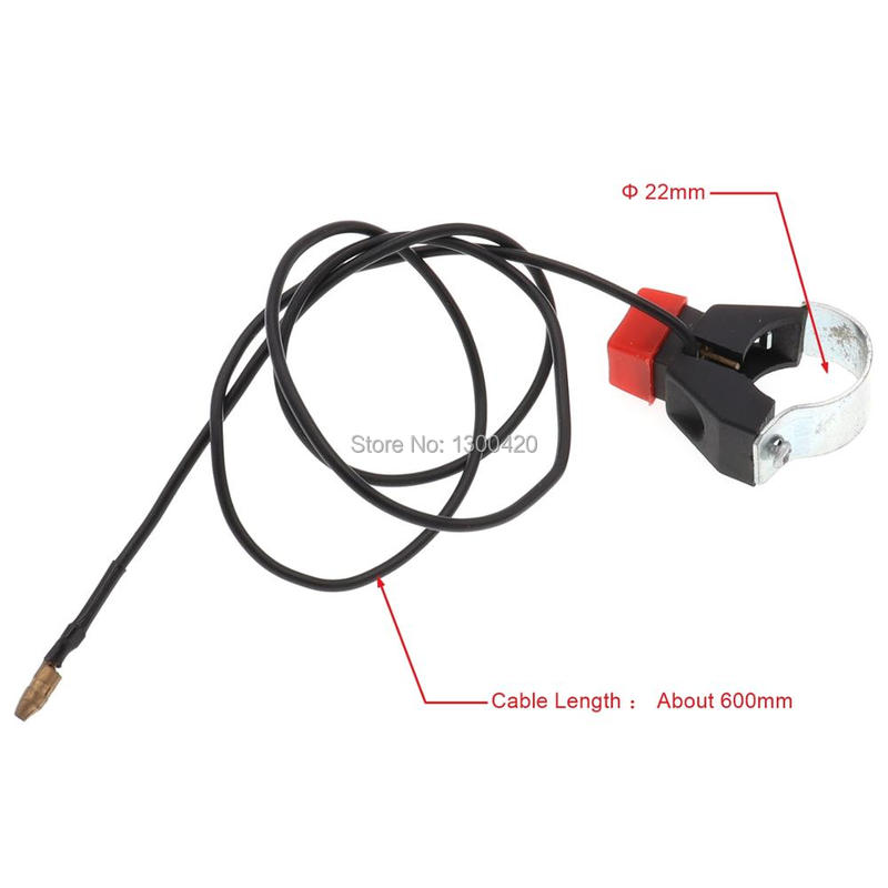 22mm Stop Kill Turn off Flameout Switch for 2 Stroke 49cc Mini Dirt Pit Bike Motorcycle
