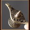 Aladdin Wunderlampe Räuchergefäß aus Legierungsmaterial Ideal für Teezeremonie Dekoration und Räucherwerk Verwendung