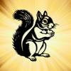 Vintage Iron Squirrel Wall Art Rust Resistant Metal Decor for Garden Patio Wildlife Gift