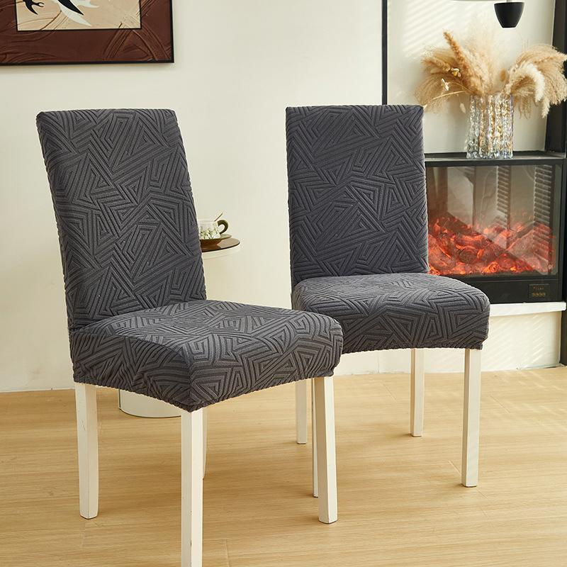 Thickened Skirt-Free Chair Cover All-Inclusive Elastic Backrest Seat Integrated Dining Chair Protective Cover Household