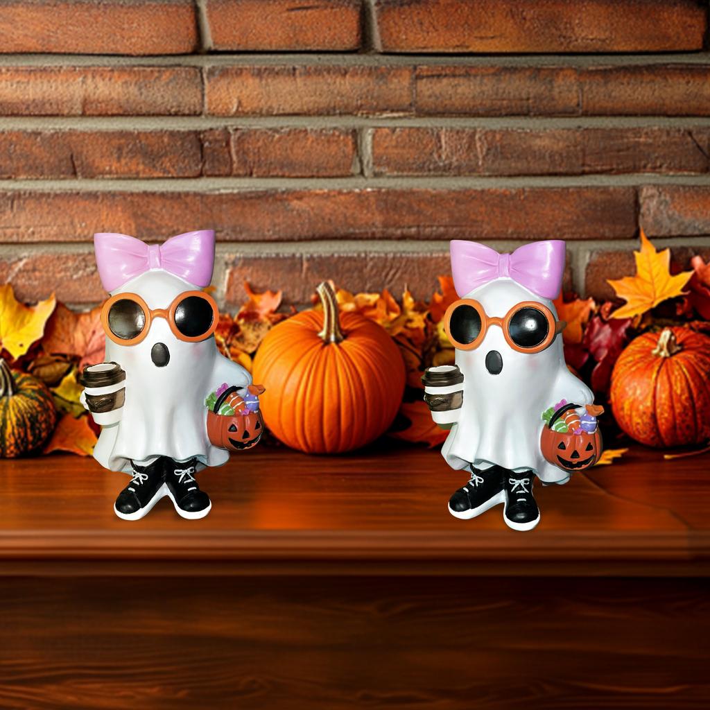 Mašle Duchové Halloweenská Párty Atmosféra Stolní Dekorace Ozdoby Roztomilí Duchové Zahradní Dekorace