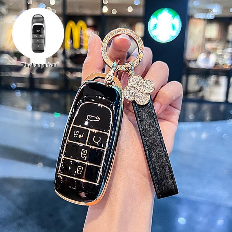 Key Cover for GAC AION Y, Trumpchi Plus, AION S, SMAX, Mei 580, and AION V - Elegant Design for Women