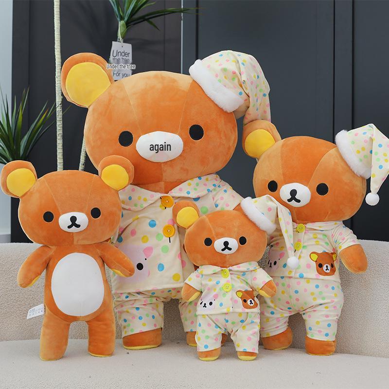 

Rilakkuma Plush Toy in Pajamas - Perfect Birthday Gift 35cm