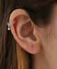 Lazydawn Star Cubic Layered Ear Cuff C015