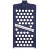 Delish Kitchen Pearl Metal Grater, Navy, 24.5 x 9 x 2 cm, PC Slicer, CC-1268
